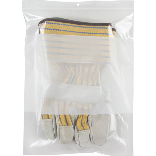 White Block Poly Bags