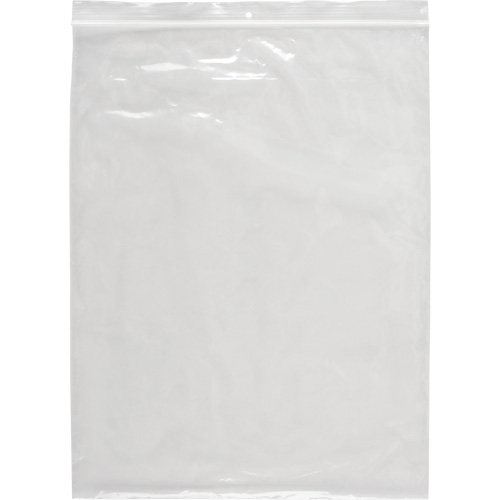 Poly Bags, Reclosable, 13" x 10", 2 mils