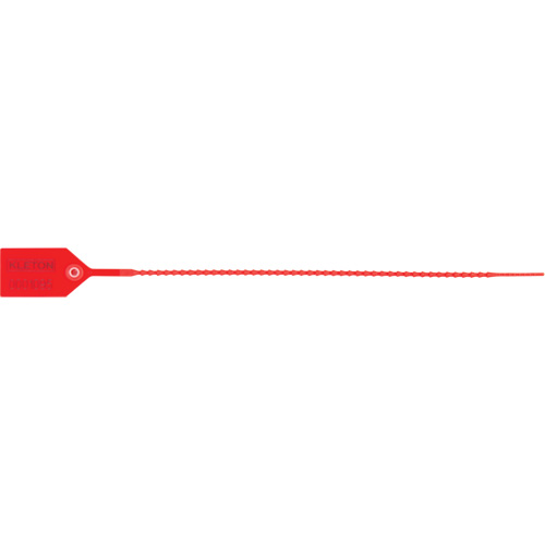 Standard-Duty Security Seal, 12", Plastic, Plastic Seal