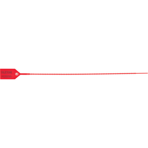Standard-Duty Security Seal, 15", Plastic, Plastic Seal
