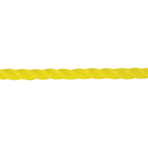 1/4" Braided Yellow Rope