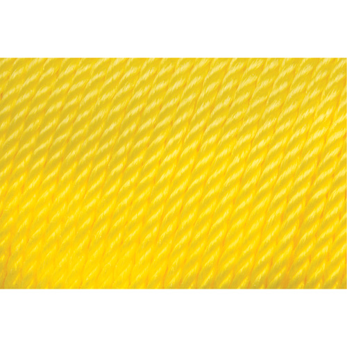 1/4" Braided Yellow Rope