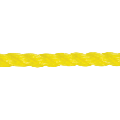 3/8" Braided Yellow Rope