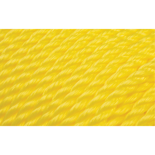 3/8" Braided Yellow Rope