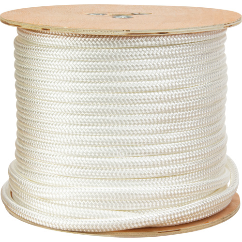 Braided White Rope, Nylon, 250'