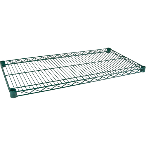 Shelf for Heavy-Duty Green Epoxy Finish Wire Shelving, 48" W x 18" D, 800 lbs. Capacity