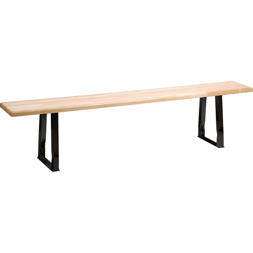Locker Room Bench, Wood, 48" L x 9-1/4" W x 16-1/2" H
