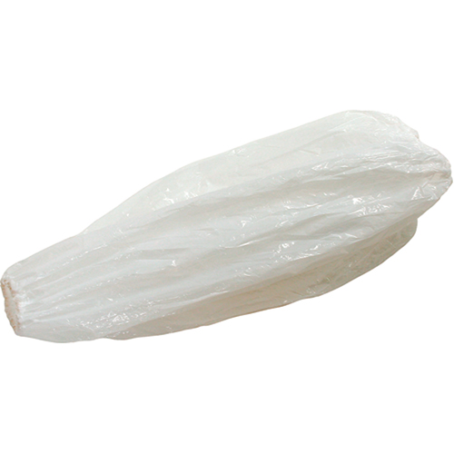 Disposable Sleeves, 18" long, Polyethylene, White