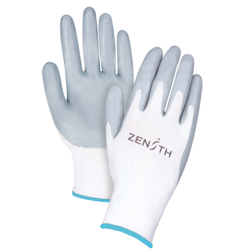 Lightweight Breathable Coated Gloves, 10/X-Large, Foam Nitrile Coating, 13 Gauge, Polyester Shell