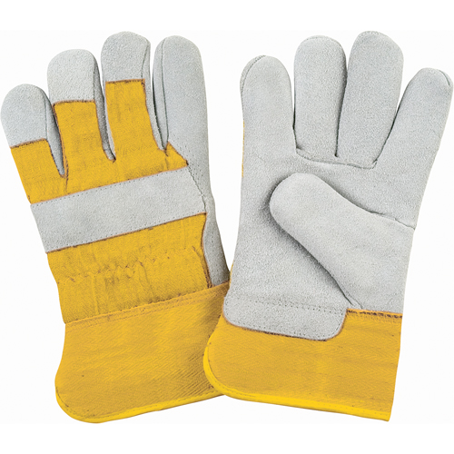 Premium Winter-Lined Fitters Gloves, X-Large, Split Cowhide Palm, Foam Fleece Inner Lining