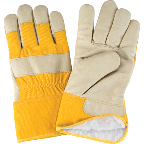 Winter-Lined Fitters Gloves, X-Large, Grain Pigskin Palm, Boa Inner Lining