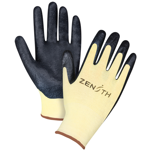 Superior Grip Cut-Resistant Gloves, Size Large/9, 13 Gauge, Foam Nitrile Coated, Aramid Shell, ANSI/ISEA 105 Level 3/EN 388 Level 5
