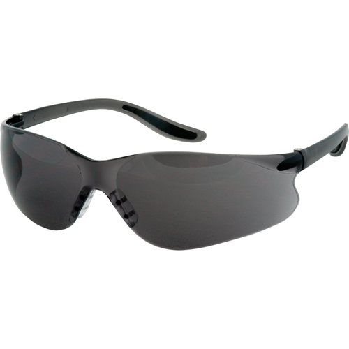 Z500 Series Safety Glasses, Grey/Smoke Lens, Anti-Scratch, ANSI Z87+/Meets/Exceeds CSA Z94.3