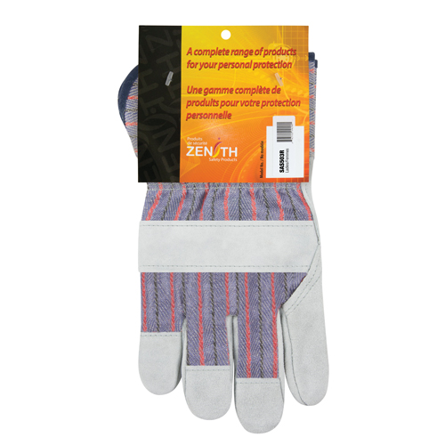 Premium Dry-Palm Fitters Gloves, Ladies, Split Cowhide Palm, Cotton Inner Lining