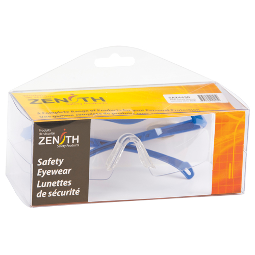 Z800 Series Safety Glasses, Clear Lens, Anti-Scratch, Meets/Exceeds CSA Z94.3