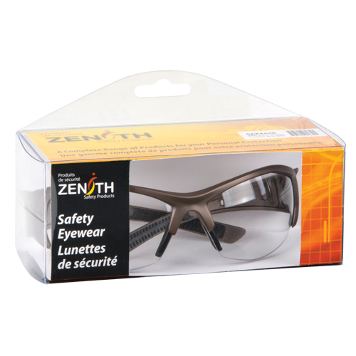 Z900 Series Safety Glasses, Clear Lens, Anti-Scratch, Meets/Exceeds CSA Z94.3
