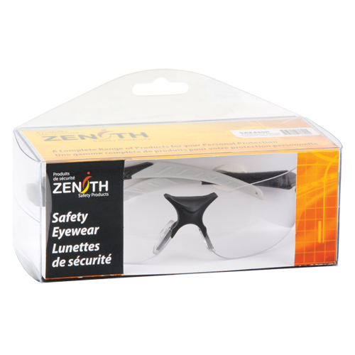 Z1000 Series Safety Glasses, Clear Lens, Anti-Scratch, Meets/Exceeds CSA Z94.3