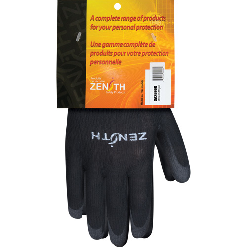 Ultimate Dexterity Coated Gloves, 8/Medium, Polyurethane Coating, 13 Gauge, Polyester Shell