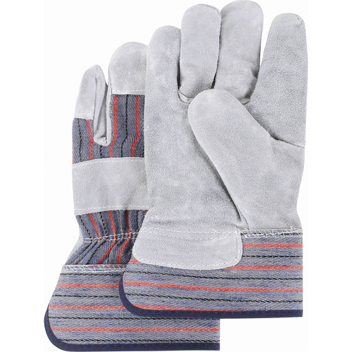 Premium Quality Fitters Gloves, 2X-Large, Split Cowhide Palm, Cotton Inner Lining
