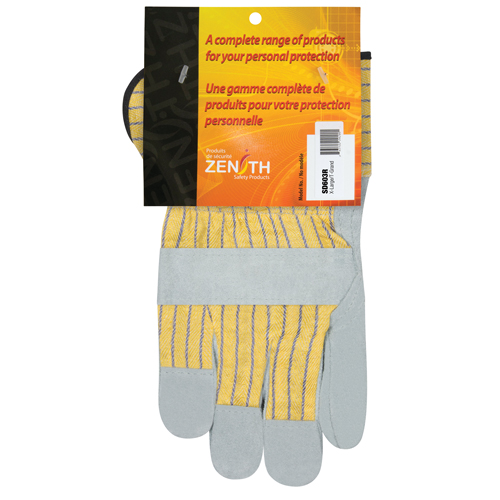 Superior Quality Fitters Gloves, X-Large, Split Cowhide Palm, Cotton Inner Lining