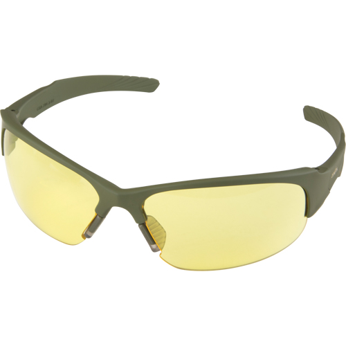 Z2000 Series Safety Glasses, Amber Lens, Anti-Scratch, Meets/Exceeds CSA Z94.3