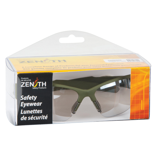 Z2000 Series Safety Glasses, Indoor/Outdoor Mirror Lens, Anti-Scratch, Meets/Exceeds CSA Z94.3