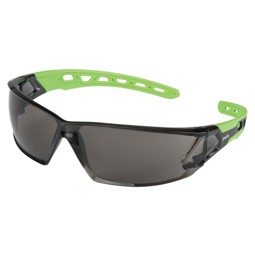 Z2500 Series Safety Glasses, Grey/Smoke Lens, Anti-Scratch, ANSI Z87+/Meets/Exceeds CSA Z94.3