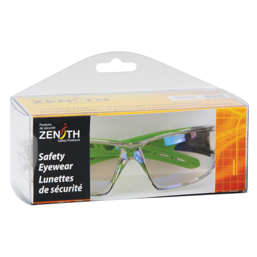 Z2500 Series Safety Glasses, Indoor/Outdoor Mirror Lens, Anti-Scratch, ANSI Z87+/Meets/Exceeds CSA Z94.3