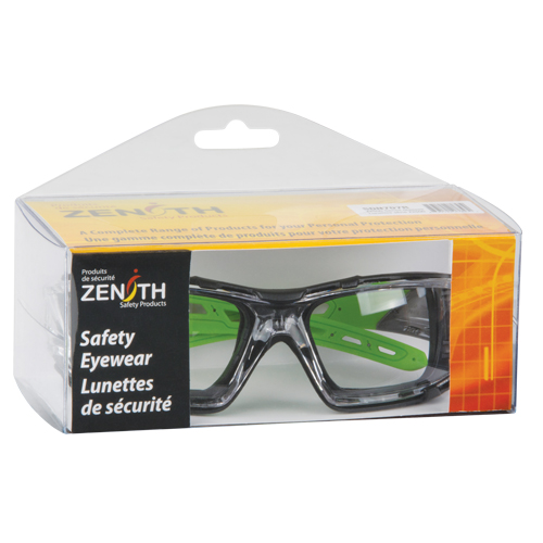 Z2500 Series Safety Glasses, Clear Lens, Anti-Scratch, ANSI Z87+/Meets/Exceeds CSA Z94.3