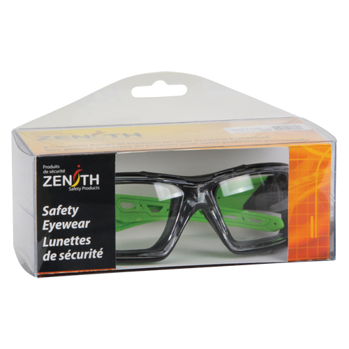 Z2500 Series Safety Glasses, Clear Lens, Anti-Fog, ANSI Z87+/Meets/Exceeds CSA Z94.3
