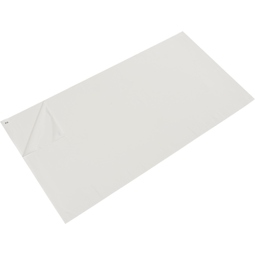 Clean Room Matting, 1.57 mils Thick, 1-1/2' W, 3' L x White