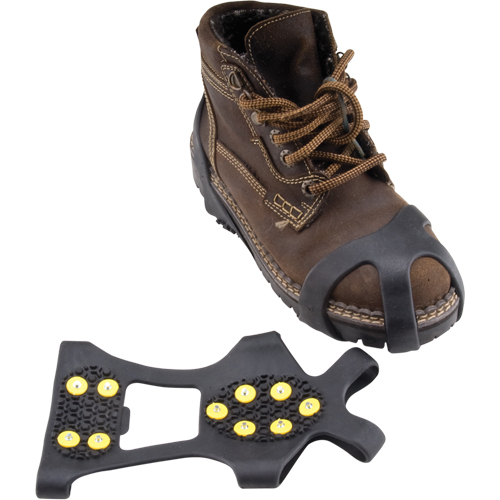 Anti-Slip Ice Cleats, Steel, Stud Traction, X-Large