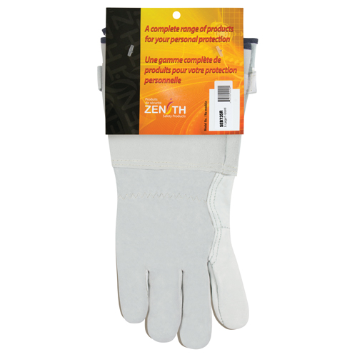 Standard-Duty Snug Wrist Work Gloves, X-Large, Goat Grain Palm