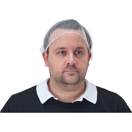 Hair Nets, Nylon, 18", White