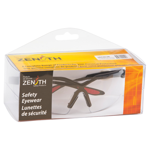 Z1300 Series Safety Glasses, Clear Lens, Anti-Scratch, Meets/Exceeds CSA Z94.3
