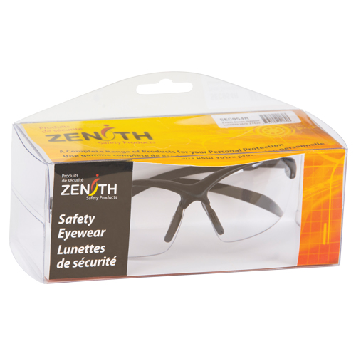 Z1400 Series Safety Glasses, Clear Lens, Anti-Scratch, Meets/Exceeds CSA Z94.3