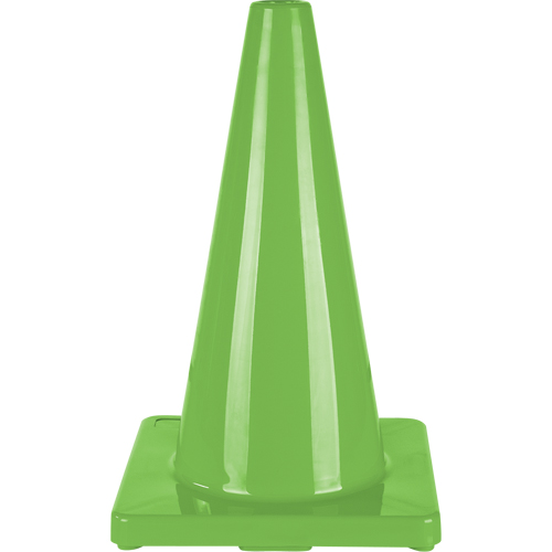 Coloured Traffic Cone, 18", Green