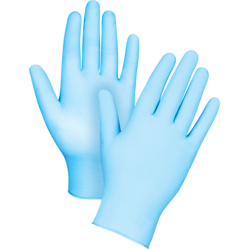 Tactile Medical-Grade Disposable Gloves, Small, Nitrile/Vinyl, 4.5-mil, Powder-Free, Blue, Class 2