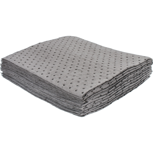 Premium Bonded Sorbent Pads, Universal, 15" x 17", 8 gal. Absorbancy