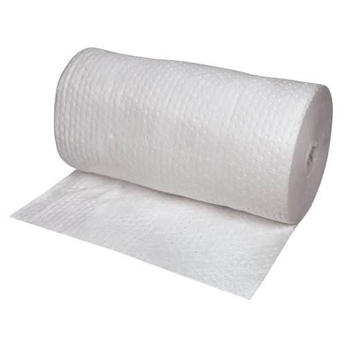 Premium Laminated (SMS) Sorbent Rolls, Heavyweight, 150' L x 30" W, 50 gal. Absorbancy