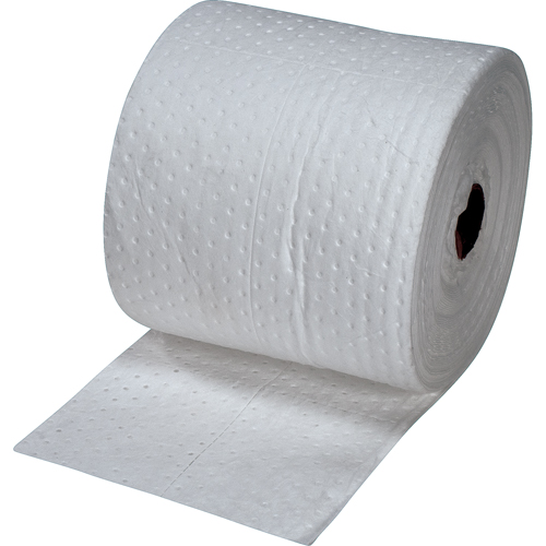 Premium Laminated (SMS) Sorbent Rolls, Mediumweight, 150' L x 15" W, 20 gal. Absorbancy