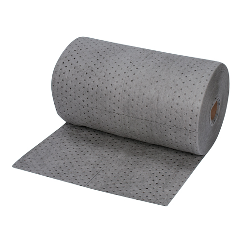 Premium Laminated (SMS) Sorbent Rolls, Mediumweight, 150' L x 15" W, 20 gal. Absorbancy