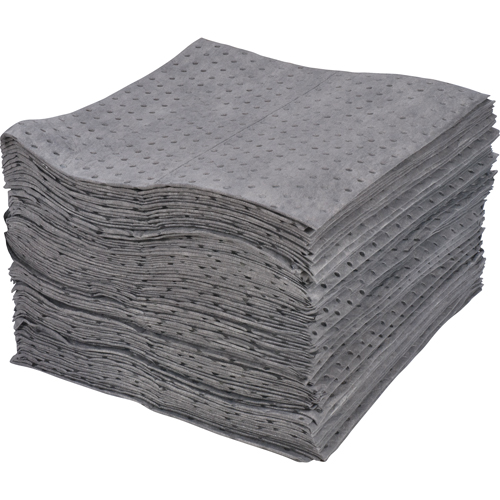 Premium Laminated (SMS) Sorbent Pads, Universal, 15" x 17", 30 gal. Absorbancy