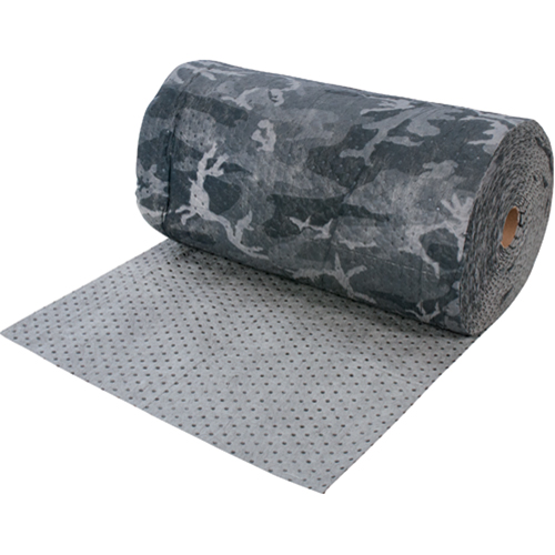 Premium Camouflage Sorbents, Heavyweight, 150' L x 30" W, 50 gal. Absorbancy