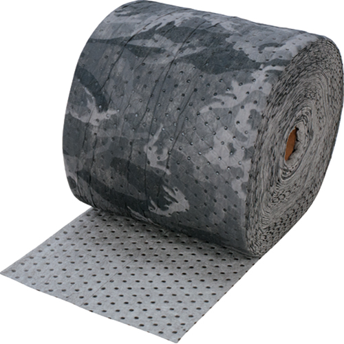 Premium Camouflage Sorbents, Heavyweight, 150' L x 15" W, 25 gal. Absorbancy