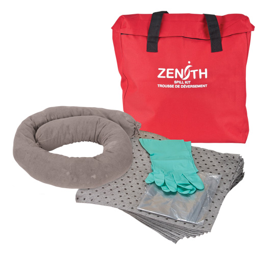 Premium Spill Kit, Universal, Bag, 5 US gal. Absorbancy