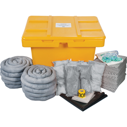 Premium Spill Kit, Universal, Locker, 97 US gal. Absorbancy