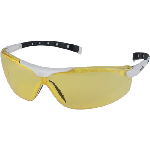 Z1500 Series Safety Glasses, Amber Lens, Anti-Scratch, Meets/Exceeds CSA Z94.3
