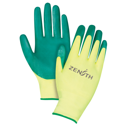 ZX-3 Premium Gloves, 8/Medium, Nitrile Coating, 15 Gauge, Nylon Shell