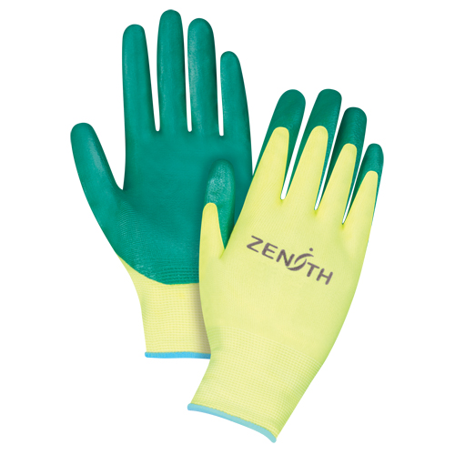 ZX-3 Premium Gloves, 10/X-Large, Nitrile Coating, 15 Gauge, Nylon Shell